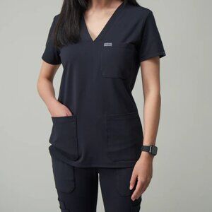 Folds Made in Canada Black Scrubs